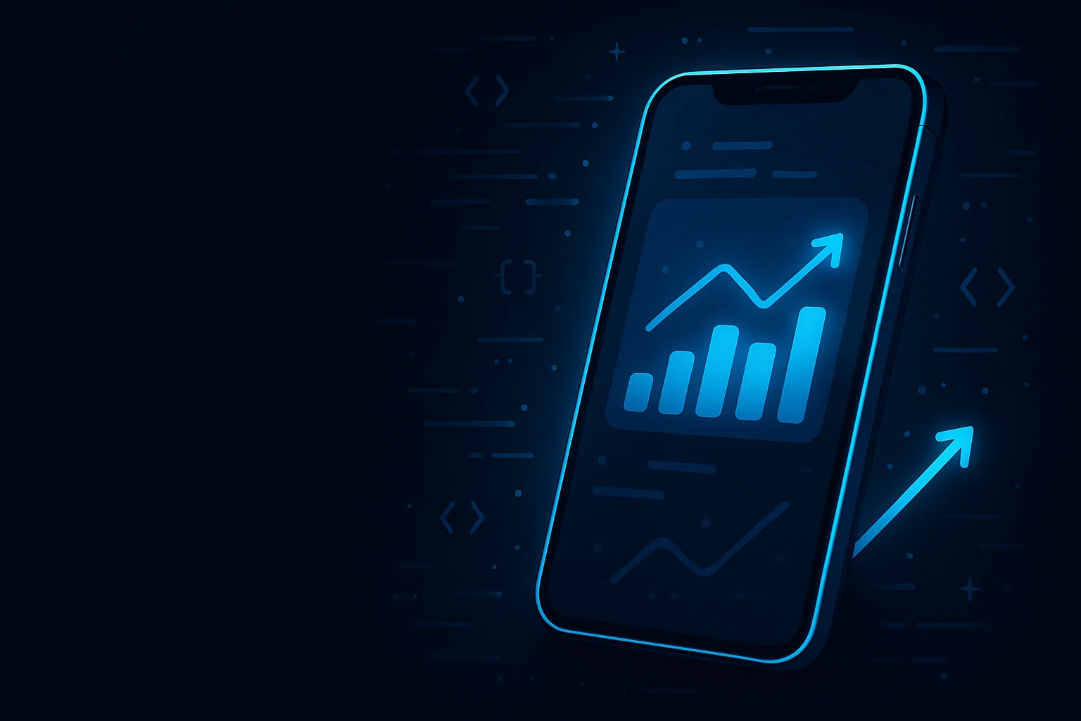 Sleek mobile application interface design showcasing modern UI/UX