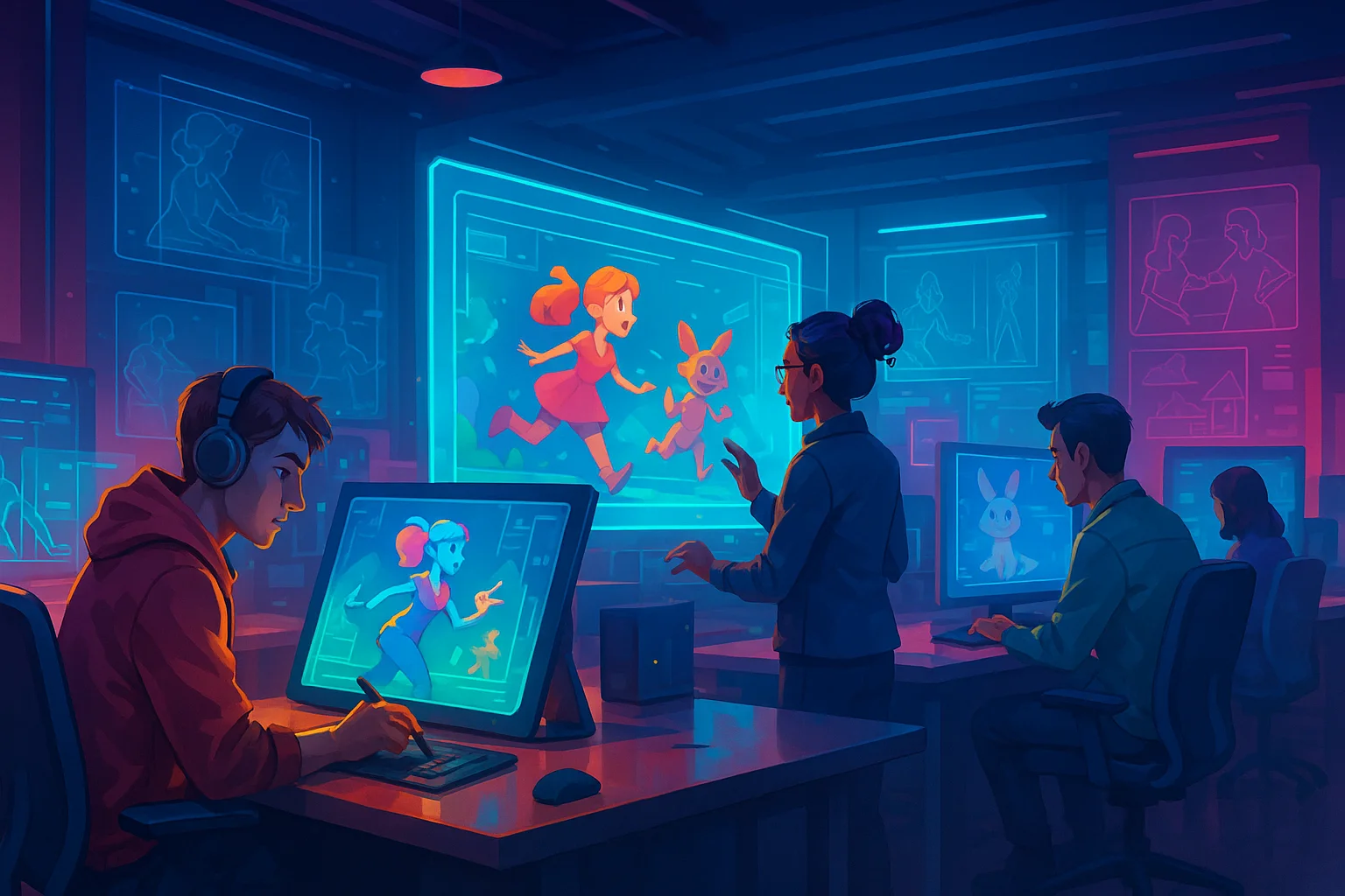 AI alat za izradu animacija u kreativnom studiju